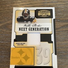 2006 Gridiron Gear Willie Parker Jersey Card Next Generation /25 NFL Steelers