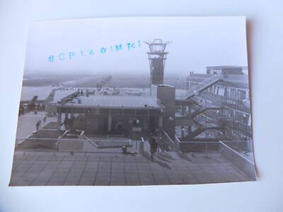 B440 Original Vintage Foto Snapshot: Flughafen Orly 94 im April 1965