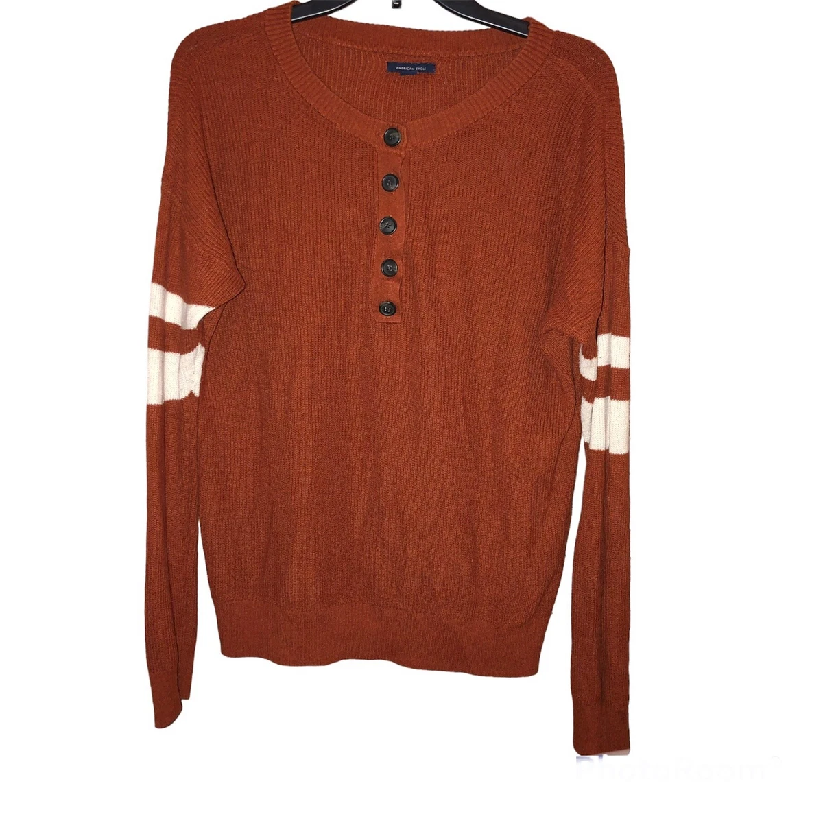 American eagle burnt orange sweater store