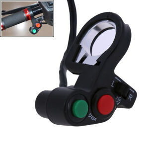 1X Motorcycle Head/Turn Signal Light/Horn ON-OFF Switch 7/8''Handlebar Button UK