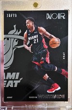 2017-18 Noir Hassan Whiteside Away Basketball Trading Card /79 #125