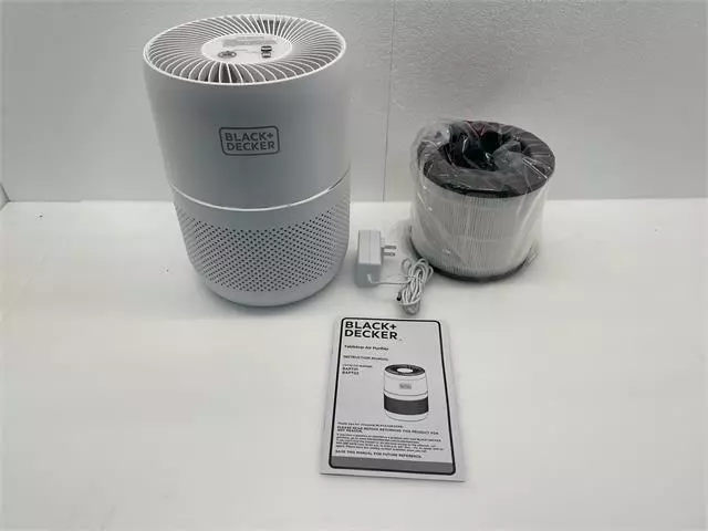 Black+decker Tabletop Air Purifier with Indicator Lights