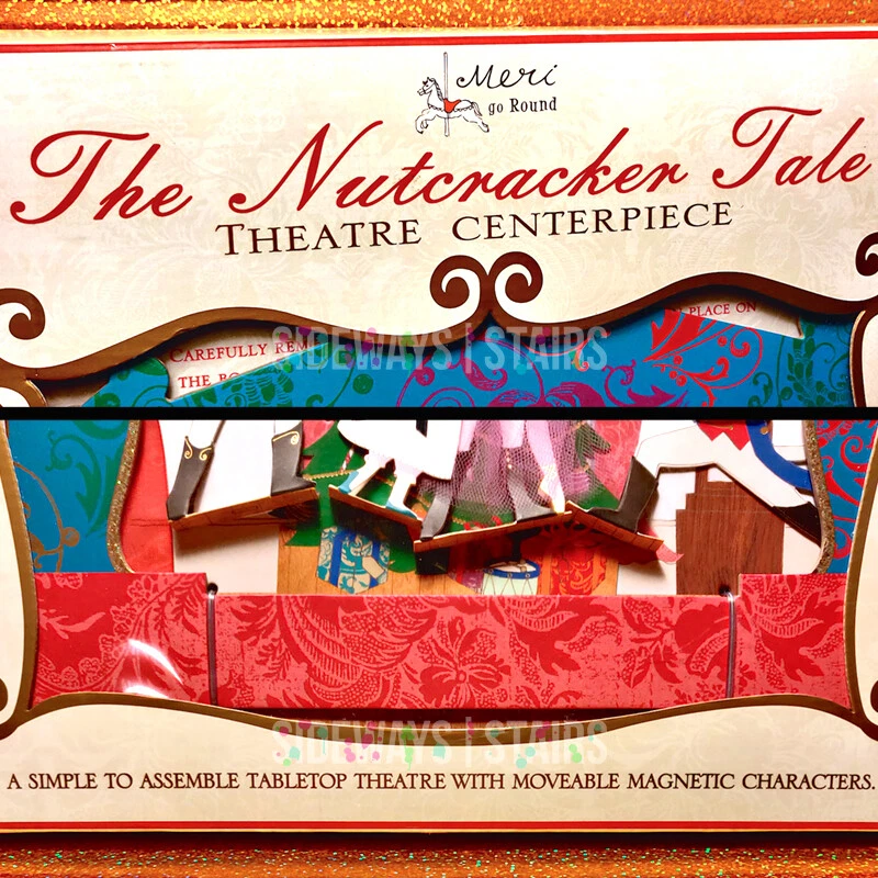 NUTCRACKER THEATRE HOLIDAY CENTERPIECE Christmas Decoration Ballet.
