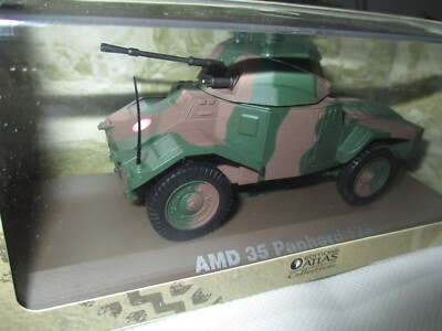 Maquette Char Atlas 1/43 - AMD 35 Panhard 178 - Collection Diecast