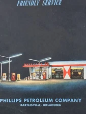 Phillips 66 Illinois Highway Map 60s Vintage Gas Oil Travel Guide 1962 