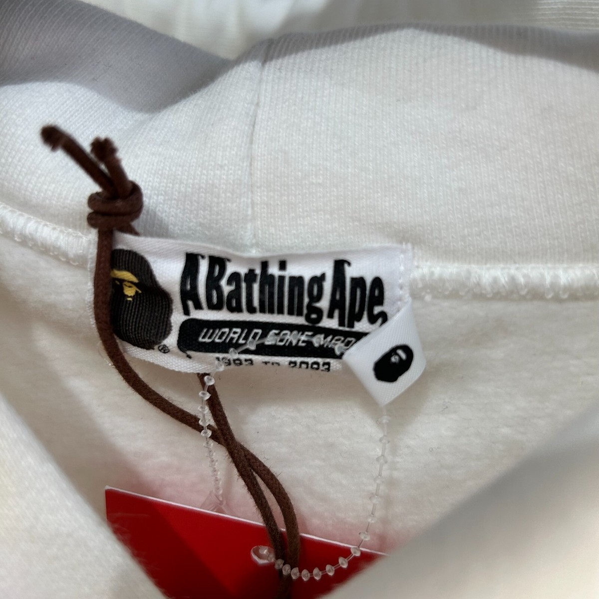 BAPE x Pusha T Baby Milo Pullover Hoodie White | eBay