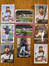 J.P. Crawford Mariners, Topps Stadium Chrome,X-Fractor,Pink,Big League, Archives