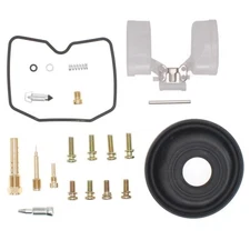 For Kawasaki Prairie 360 KVF360 2003-2013 Carburetor Repair Kit Diaphragm Float