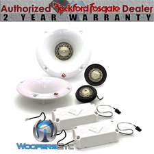 ROCKFORD FOSGATE M2-TS 1" 200W RMS MARINE BOAT WHITE TWEETERS CROSSOVERS NEW