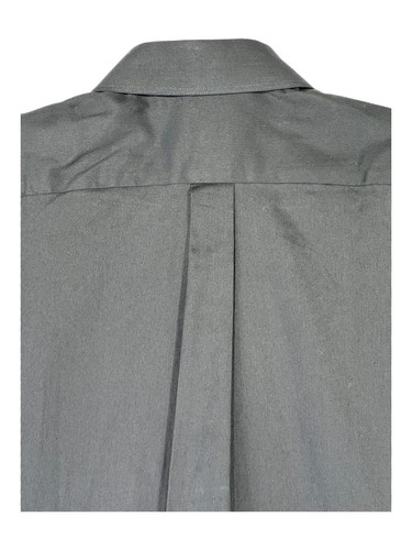 Camisa de vestir Ganton 46 para hombre cuello negro manga larga puño de 1 botón - Imagen 14 de 17