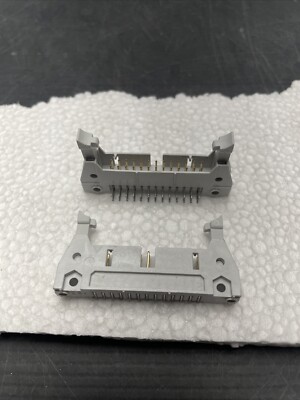 10 Stück Abgewinkelt AWH26G 0232-T HEADER 26POS IDC Stecker Zum Löten (L-81)