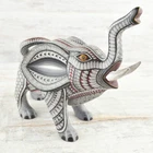 Elephant Alebrije EXPRESSIVE Oaxacan Wood Carving | Magia Mexica
