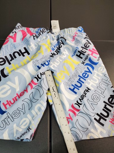 Hurley Boy's Multicolor Swim Trunks Sz:XL Back Pocket Surf Swim Comfort TeensNWT - Picture 6 of 10