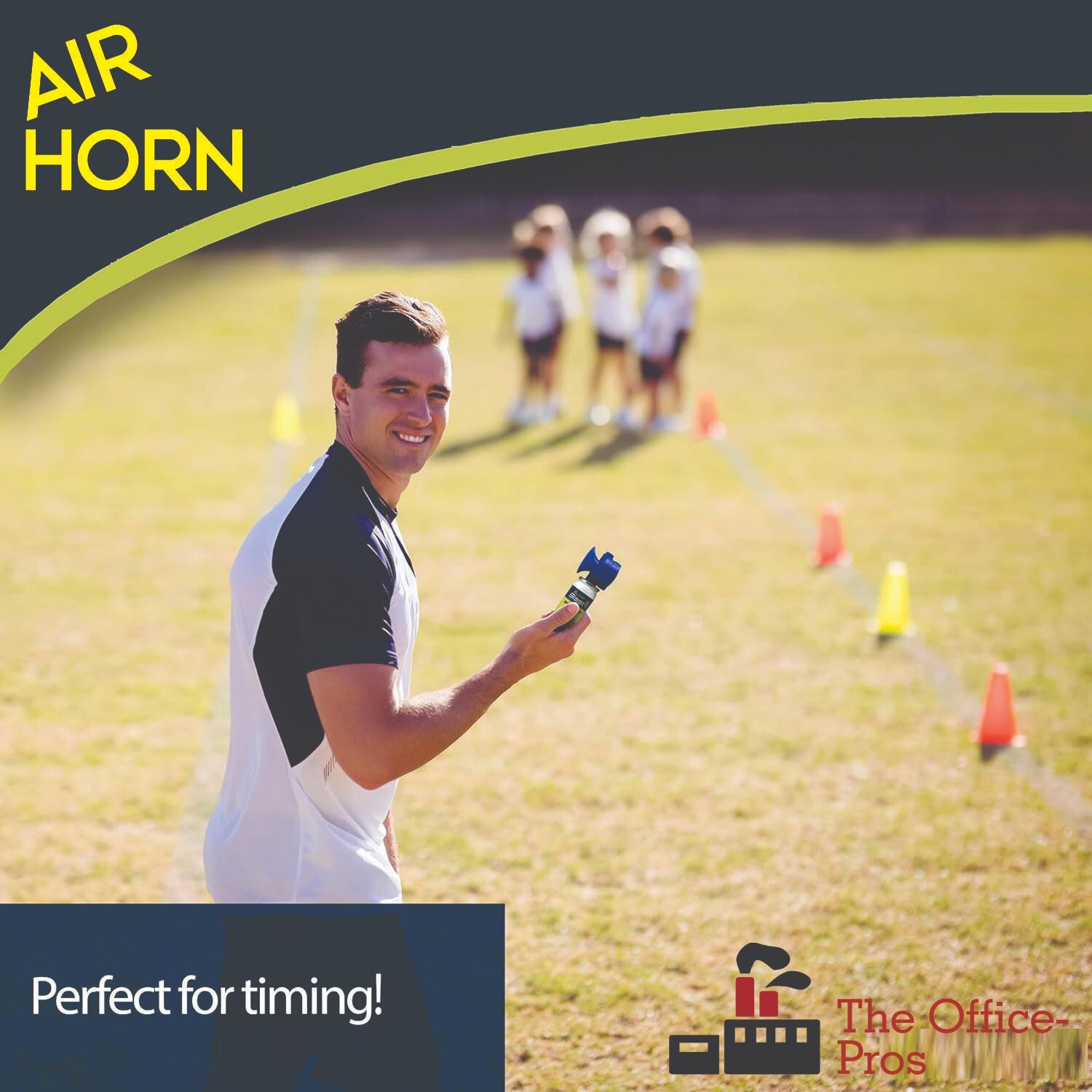 Hand Held Air Horn, Bear Deterrent, Marine Safety, Loud Warning Horn