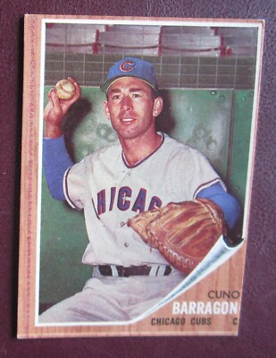 1962 Topps Cuno Barragon (Chicago Cubs) #66 EX