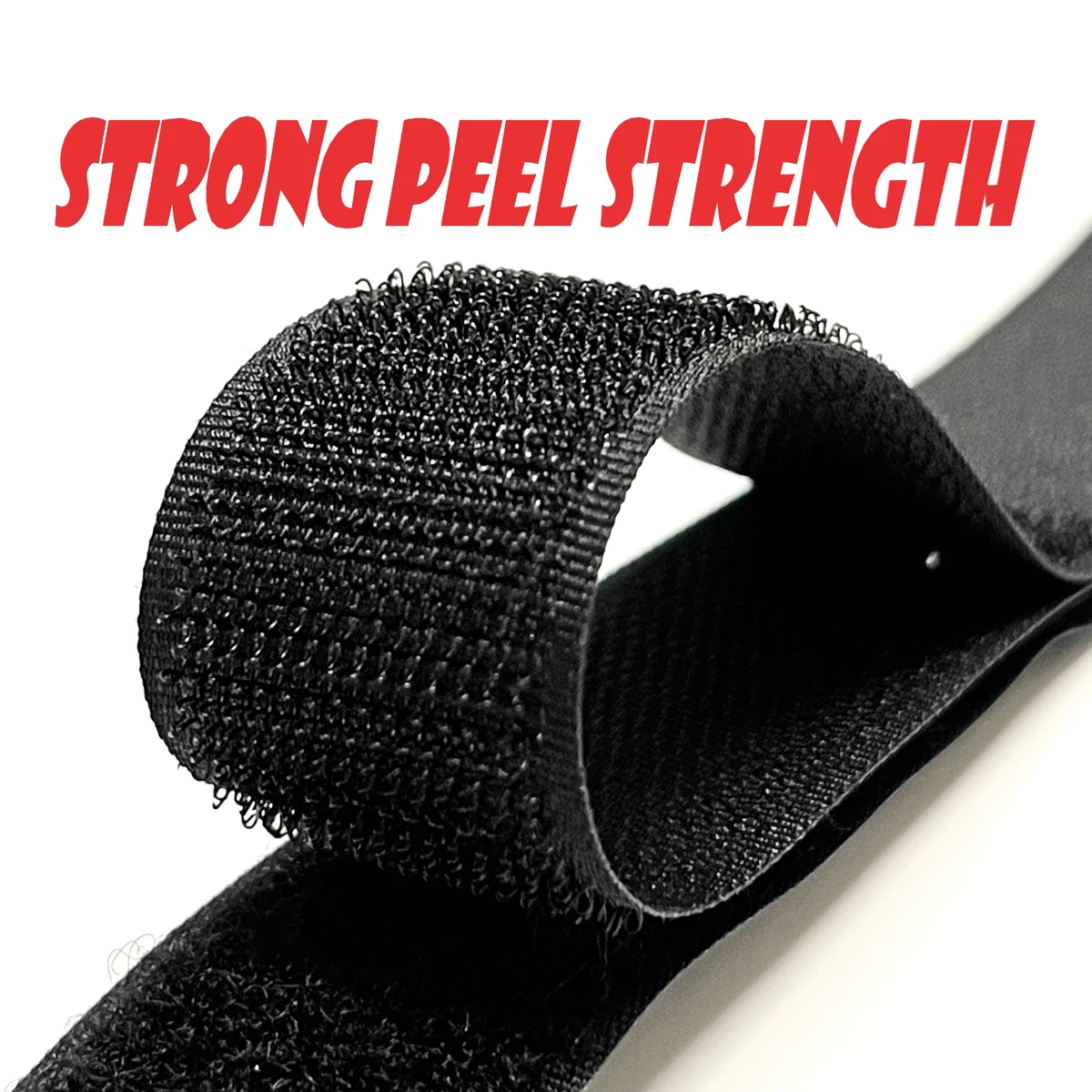 Velcro® Brand 1 Inch Wide Black Hook and Loop - SEW-ON Type - 5 FEET