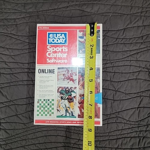 VTG Sports Center Software USA Today IBM PC DOS Sealed Rare Early 90s Internet - Picture 9 of 20