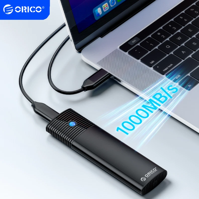 ORICO M.2 SATA SSD Enclosure 5 Gbps B+M Key USB C 3.2 Gen 1 Alu Case 4TB M.2 - Image 3 of 4