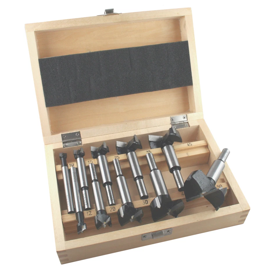 HW HM SK3 Hartmetall Kunstbohrer Forstnerbohrer Satz von Edessö 10 teilig Neu