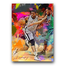 LaMarcus Aldridge #2 Art Card Limited 6/50 Vela Signed (San Antonio Spurs)
