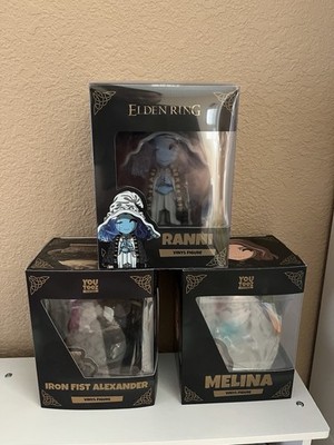 Youtooz Elden Ring Vinyl Figures Ranni Iron Fist Alexander Melina Set of 3
