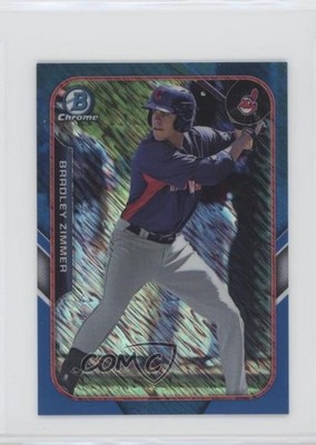 2015 Bowman Blue 118/150 Bradley Zimmer #FFM-BZ u3f