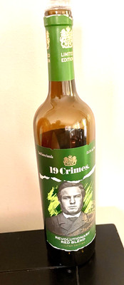 Irish History John Devoy 19 Crimes St. Patricks Day Empty Wine Bottle Limited Ed