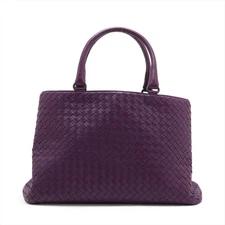 Bottega Veneta Intrecciato Leather Tote bag Purple Mirror Included