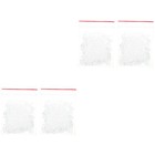  Set of 2 Mini Puppenhaus Zubehör Eiswürfel Miniatur -Szenenzubehör