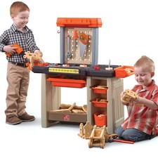 Step2 Handyman Kids Workbench, Indoor/Outdoor Tool Bench for Children,