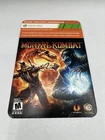 Mortal Kombat Xbox 360 Online Pass DLC Add On Unused Insert