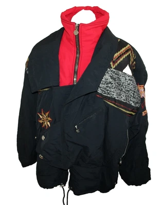 Vintage 90er High Society Herren Skijacke Snowboardjacke ca. Gr 54/L - Bild 1 von 4
