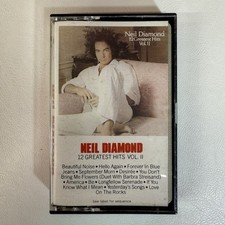 Neil Diamond 12 Greatest Hits Vol. 2 Cassette, 1982 Columbia Records TCT 38068