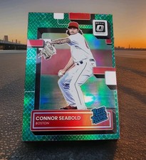 2022 Panini Donruss Optic Rated Green Dragon Prizm /99 Connor Seabold Rookie RC