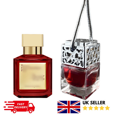 NEU LUXUS Baccarat AUTO LUFTERFRISCHER DIFFUSOR PARFUM (silber)