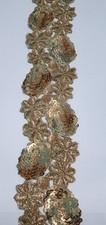 Gold  Bridal Lace beautifull Trim Ribbon Sewing Craft Wedding  Border 1meter