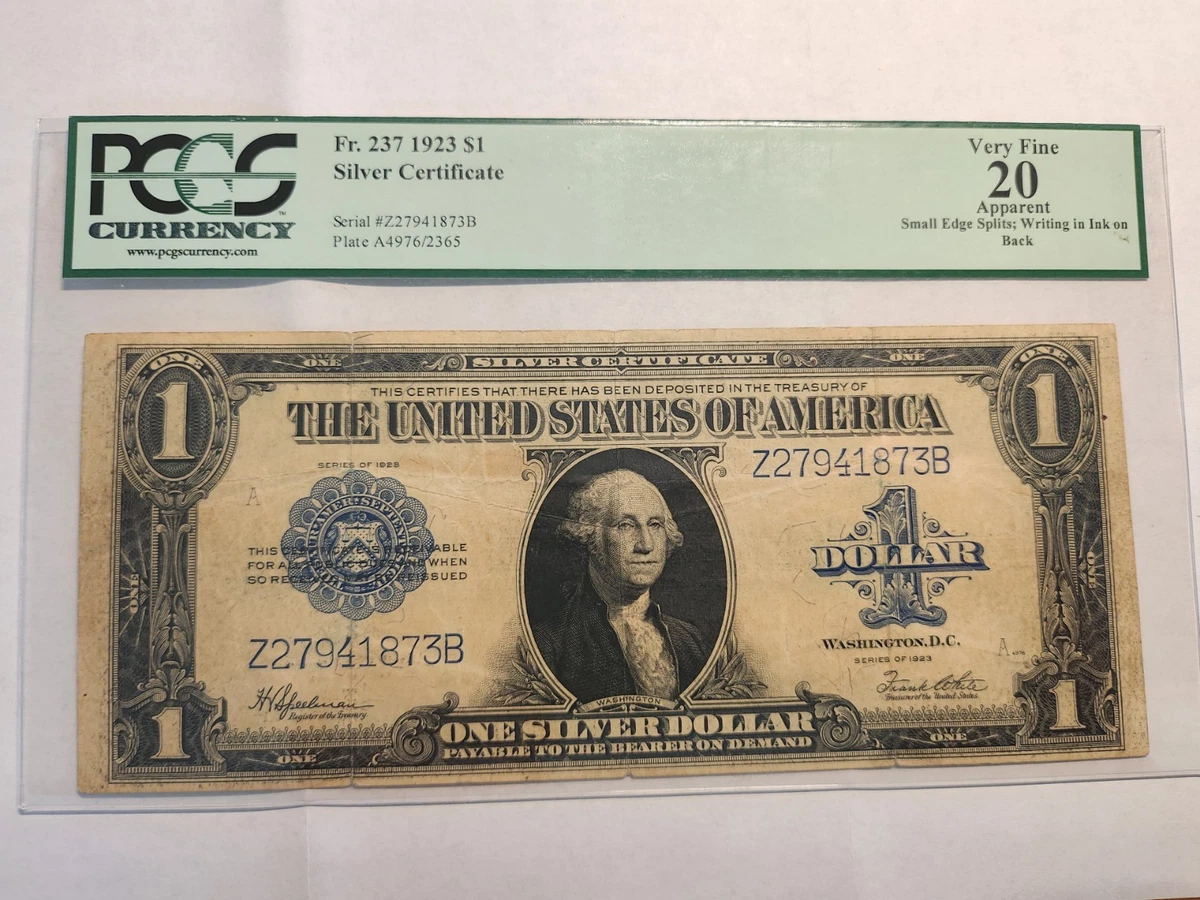 PCGS Currency 1923 Year US Large Silver Certificates for sale | eBay