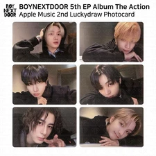 BOYNEXTDOOR 5th EP Album The Action Applemusic 2nd Luckydraw Photocard KPOP