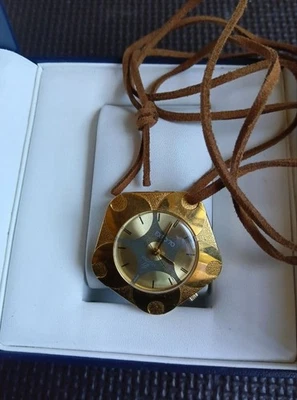 Rare montre mécanique manuelle RICOH Expo 70 Taro Okamoto Sun Tower Japon -F/S - Photo 1/4