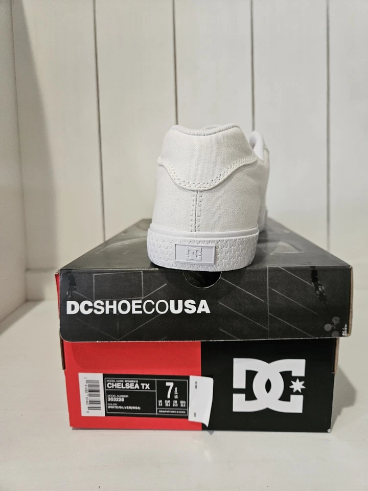 DC Chelsea TX Women's White/silver Size 7 - Image 4 of 4