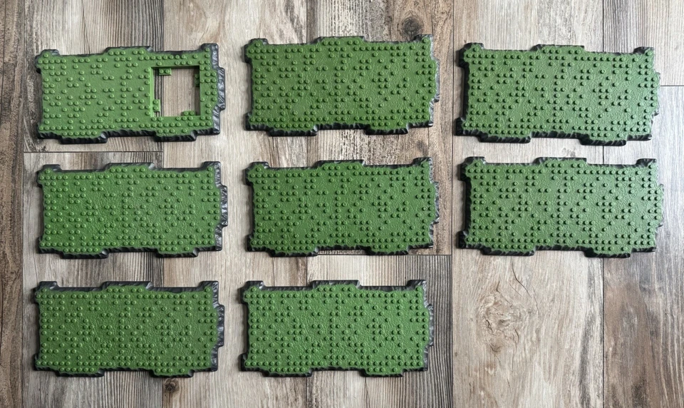 Mega Bloks Base Plates Terrain 41 PIECE LOT/SET Dragons Castle Grass 🌟 EUC!! - Image 3 of 4