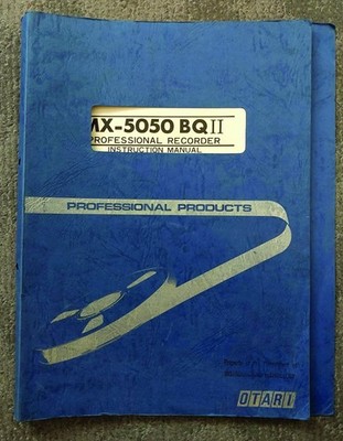 OTARI MX-5050 BQII Instruction Manual / Maintenance incl. Schematics MX 5050