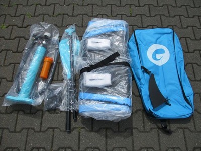 Exprotrek ES3 Stand Up Paddle Baord SUP Blau Schwarz
