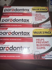 4 Box Parodontax Teeth Whitening Toothpaste Helps Prevent Bleeding Gums 3.4 Oz