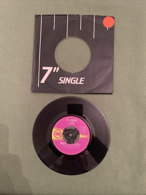 MARY JANE GIRLS ALL NIGHT LONG (GORDY) UK 45rpm Rare Uk  Motown Record Corp - Ex