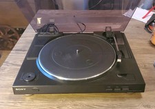 Sony PS-LX250H Stereo Turntable System Record Player Black