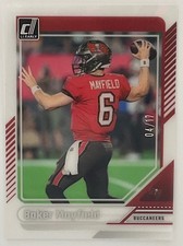 2024 Panini Clearly Donruss Baker Mayfield Ice /17 #48 Tampa Bay Buccaneers