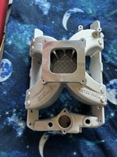 Edelbrock Intake Manifold 2957 Victor Single Plane Satin For Pontiac V8