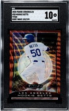2020 Panini Chronicles #30 Mookie Betts Titan SGC 10 Gem Mint Ruby Wave /199