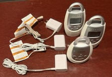 VTech DM221-2 Baby Monitor 2 Parent Units 1 Baby Unit 3 Charge Cables Tested